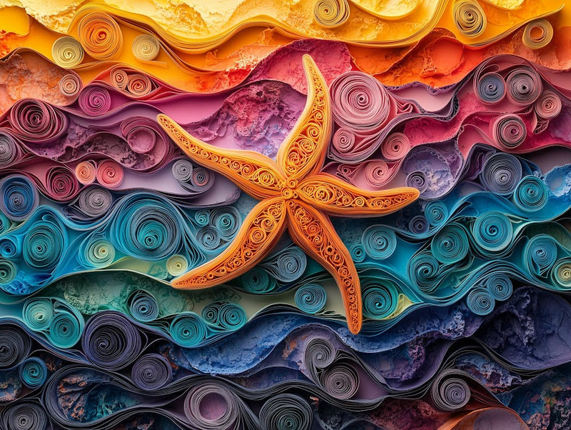 Paper Quilling Sea Star