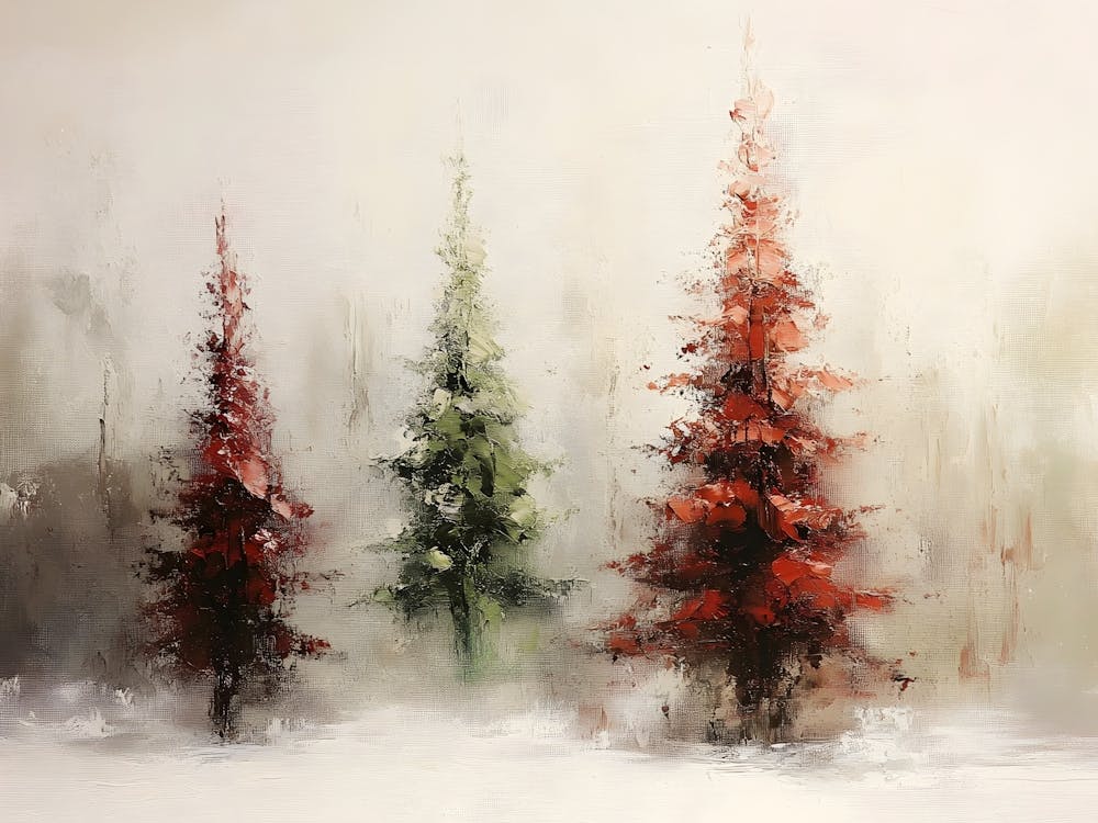 Trois Sapins de Noël 3