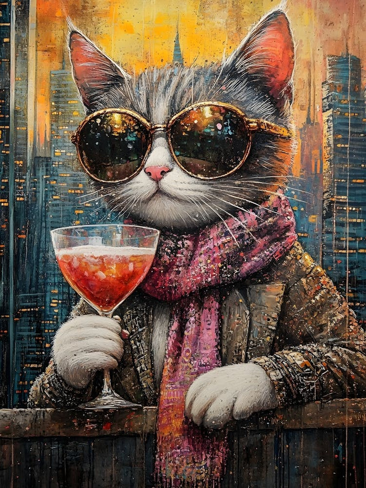 City Cat At Rooftop Bar 1