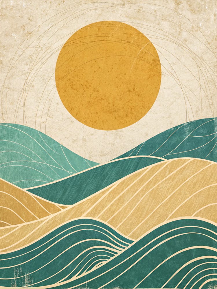 Sunrise Over The Ocean 1