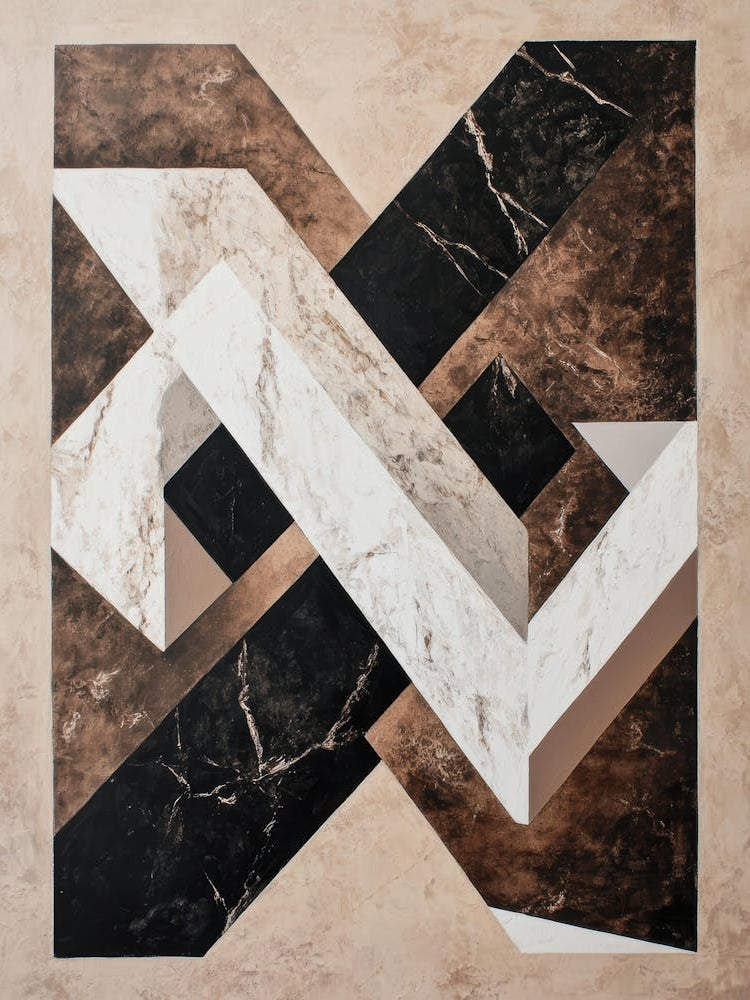 'N' Abstract Painting