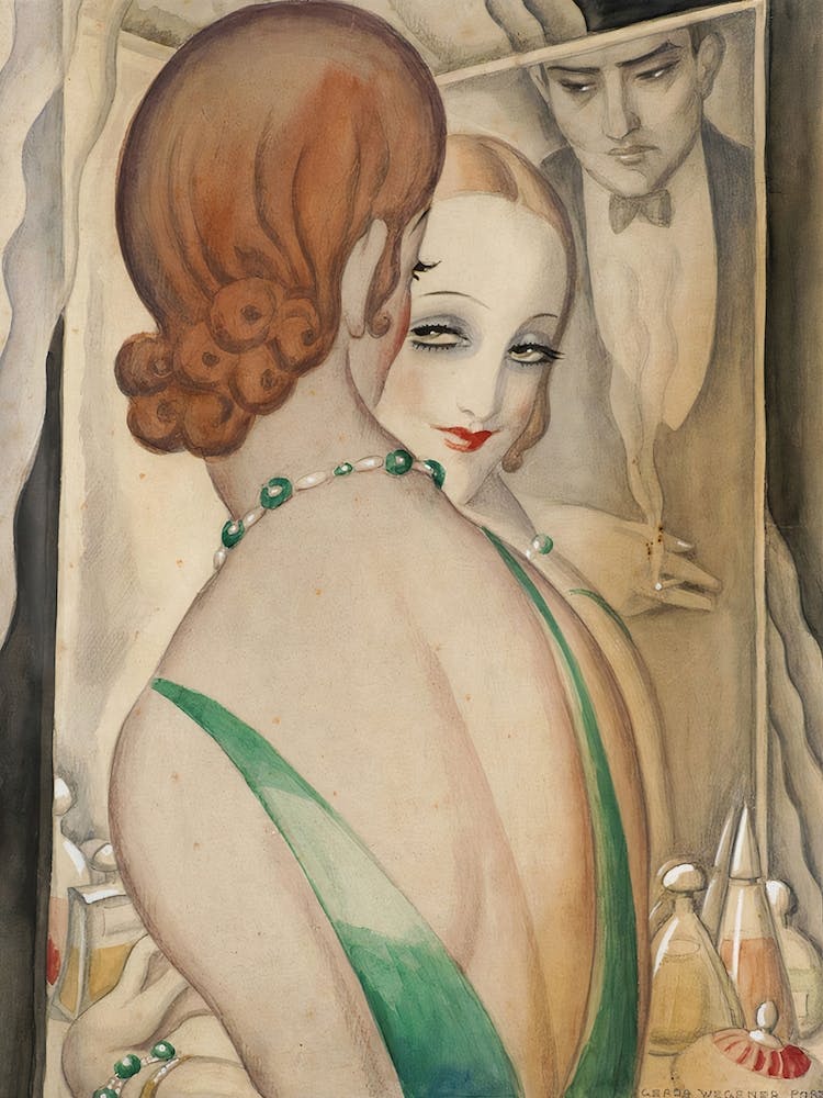 At The Mirror Gerda Wegener