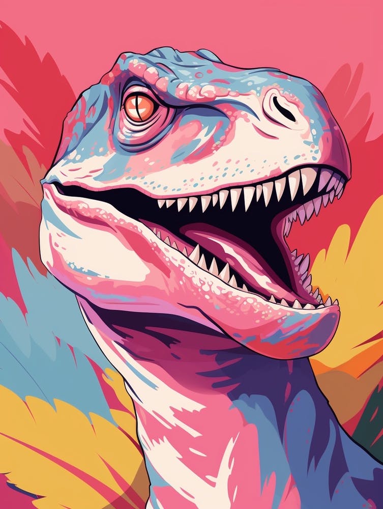 Colourful Dinosaur Sinraptor 3