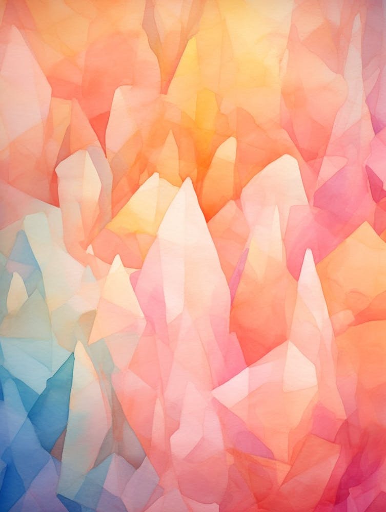 Bunte abstrakte geometrische Polygone 6