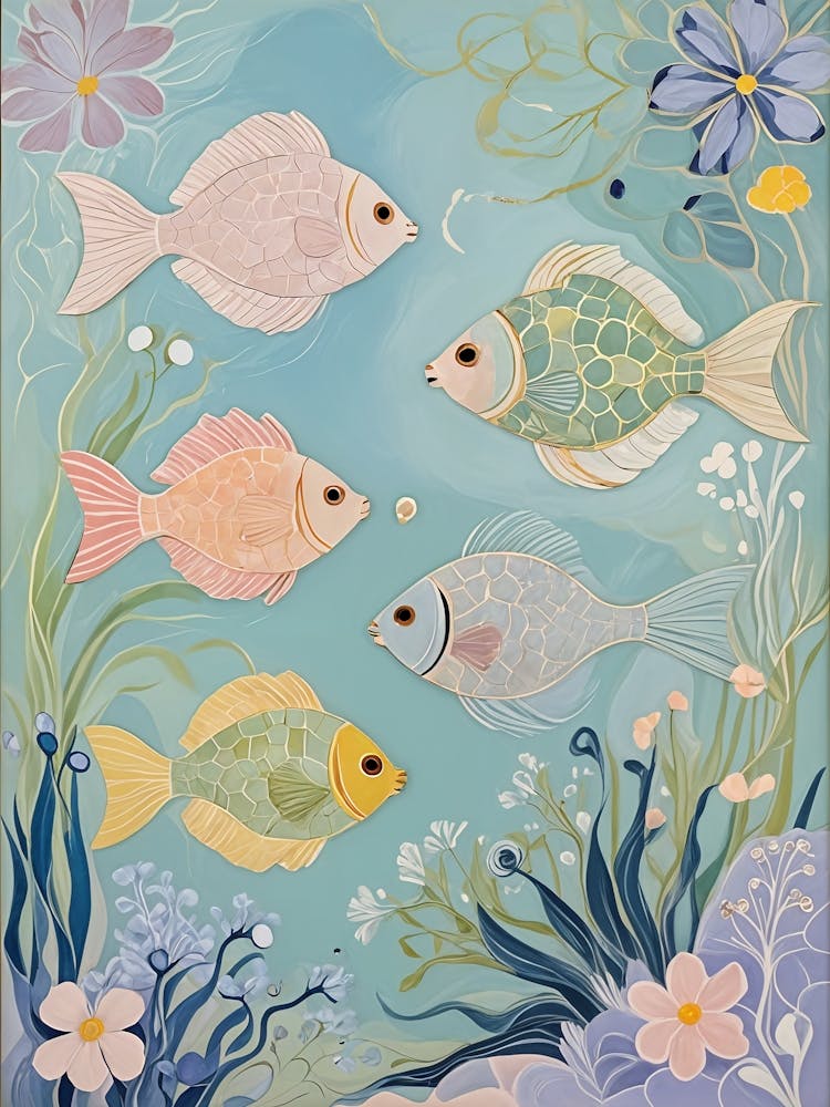 Pastel Fish Party no1