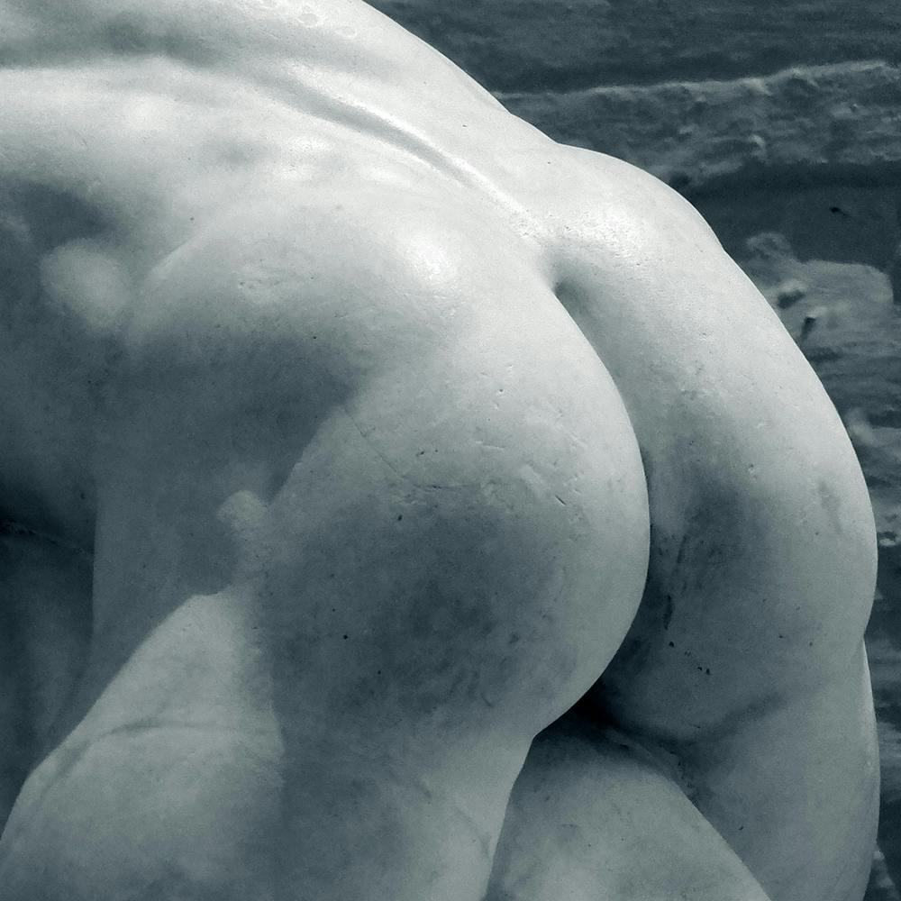 Butt Rear Statue Antique Roman Marble Man Male Nude Homoerotic Gay Art Muscle Photo Photography Black And White Monochrome Bedroom Bathroom