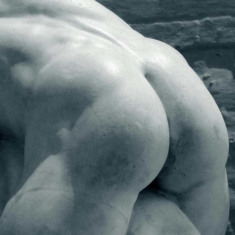 Butt Rear Statue Antique Roman Marble Man Male Nude Homoerotic Gay Art Muscle Photo Photography Black And White Monochrome Bedroom Bathroom