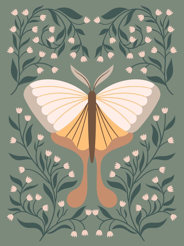 Butterfly Garden Poster