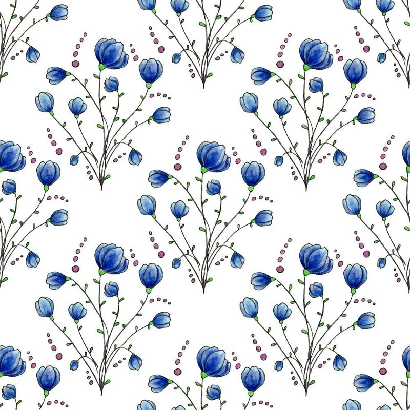 Flowers Seamless Pattern Victorian