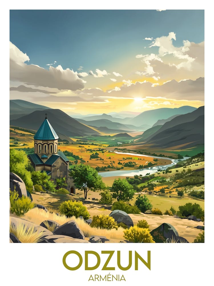 Affiche de voyage Odzun