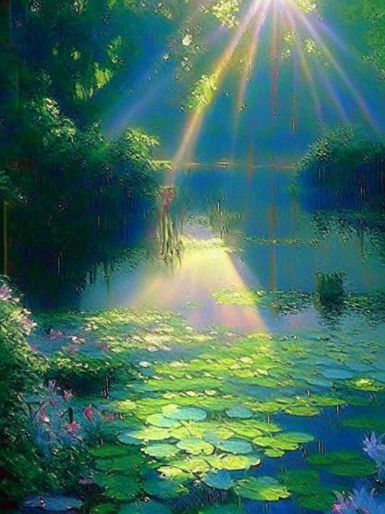 Lotusland, 1, Usa Classic Painting