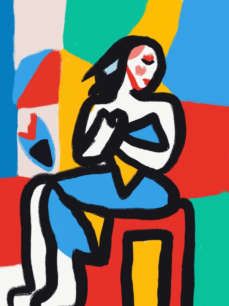 Woman in the sauna