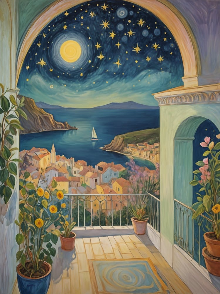 Mediterranean Starry Night no2