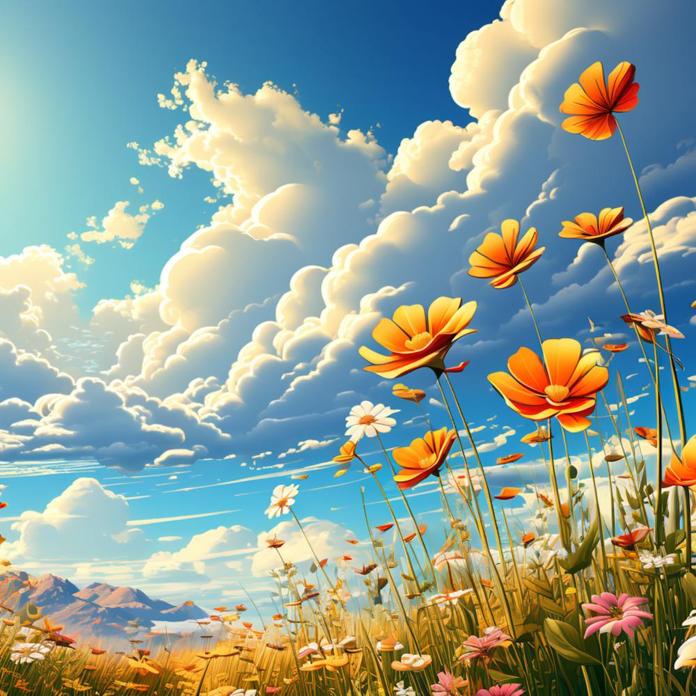 Flowers In The Meadow 2