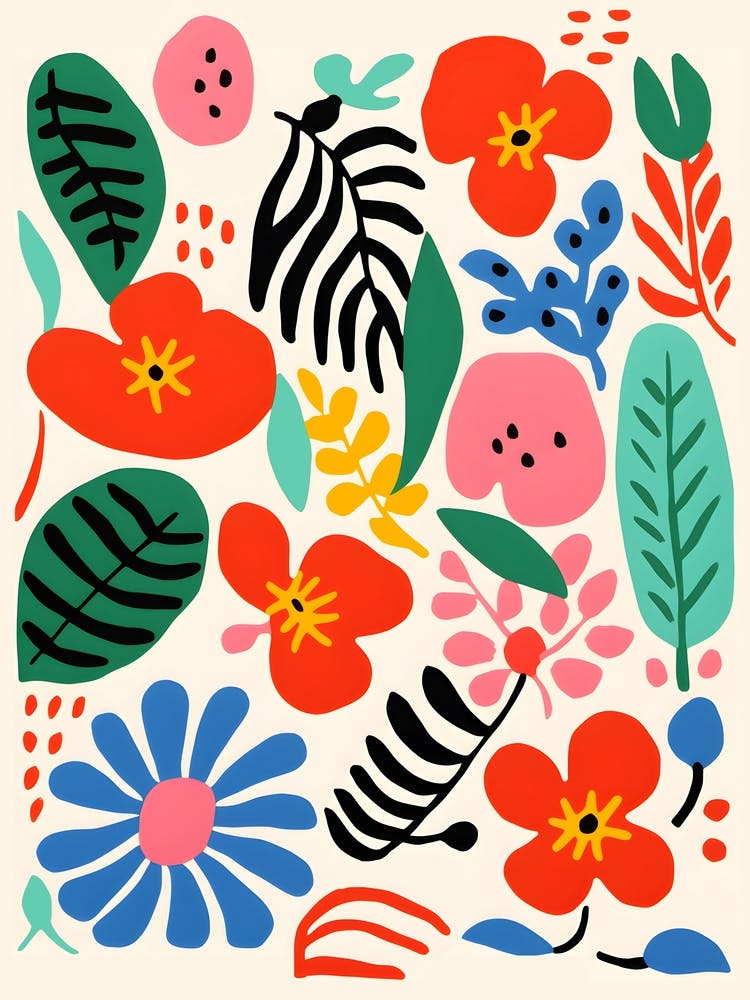 Colorful Floral Painting