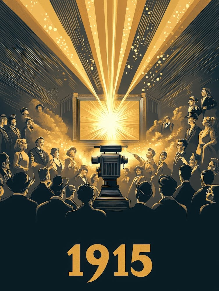 Aihrgdesign A Nostalgic Poster For An Early 1915 Cinema Scree Ee8b73ff Bf55 4371 8495 46e52620d89a 2