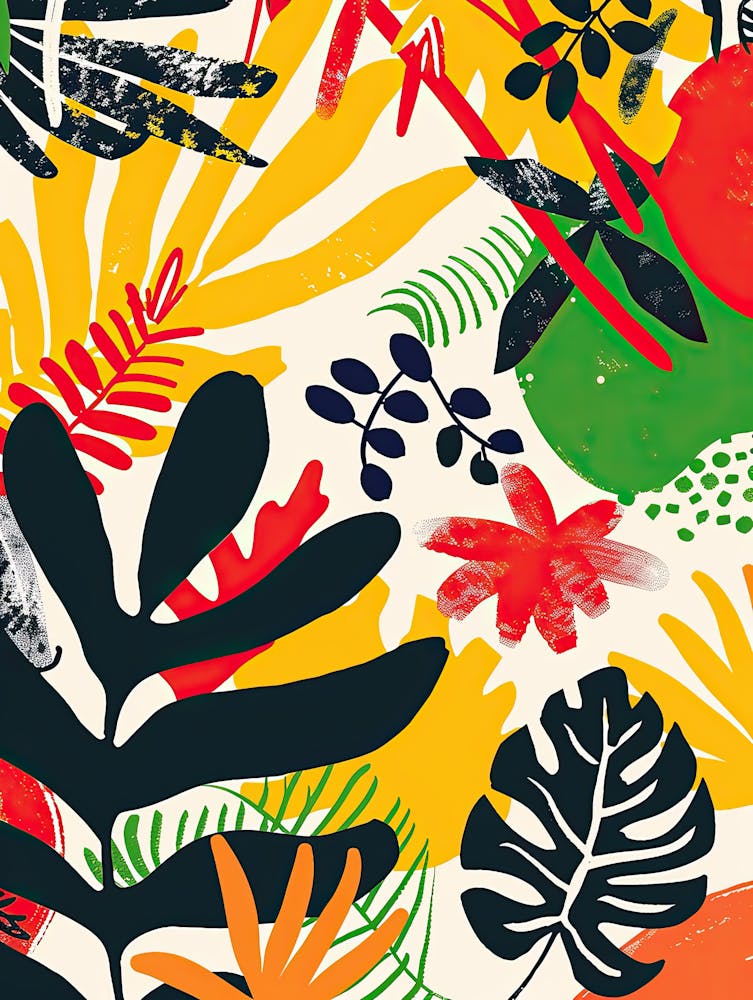 Wild Sunburst Matisse Style