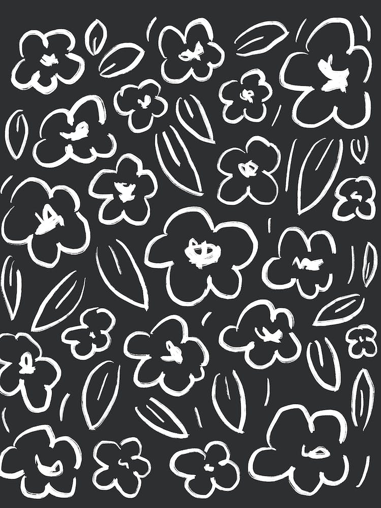 Daisies In Black