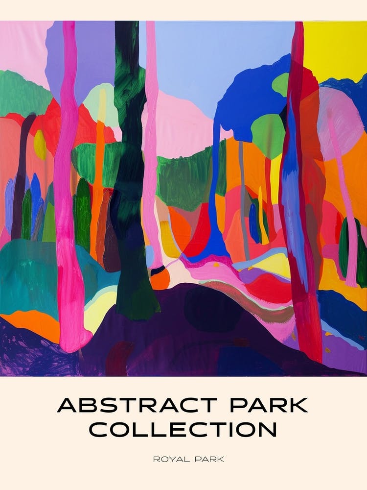 Abstract Park Collection Poster Royal Park Melbourne Australia 3