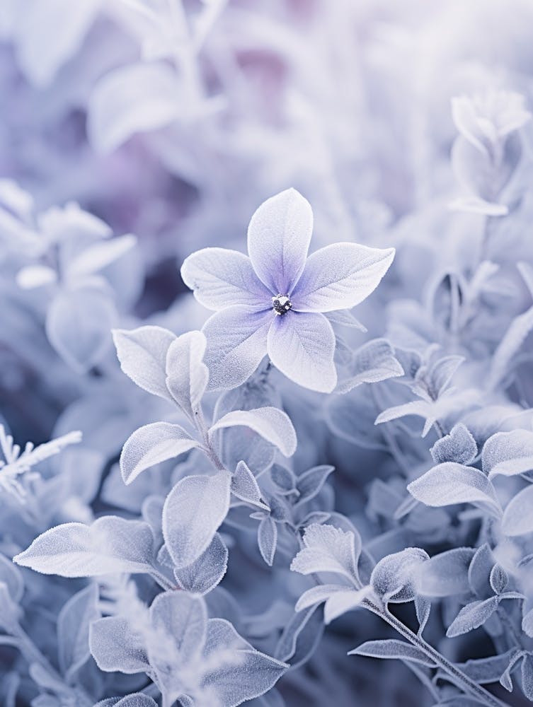 Frosty Botanical Periwinkle Vinca A