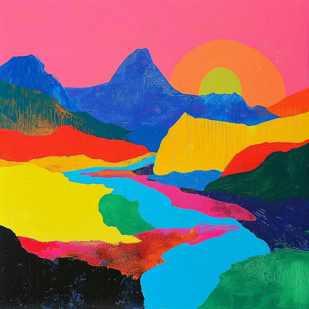 Colourful Abstract Chitwan National Park Nepal 4