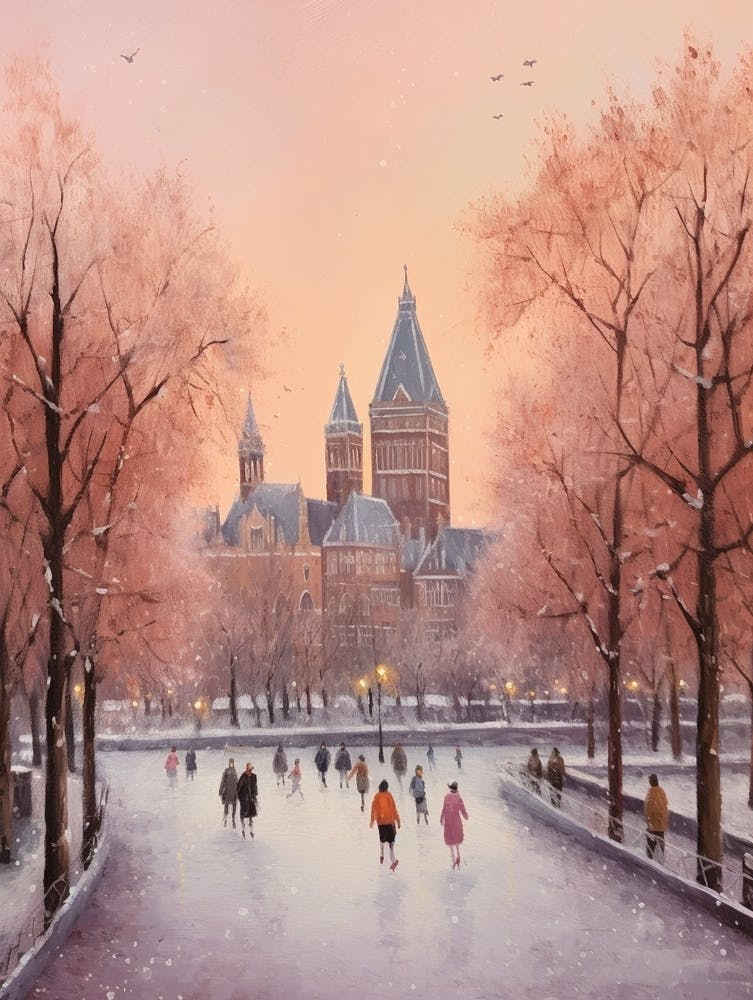 Dreamy Ice Skating Scene 4