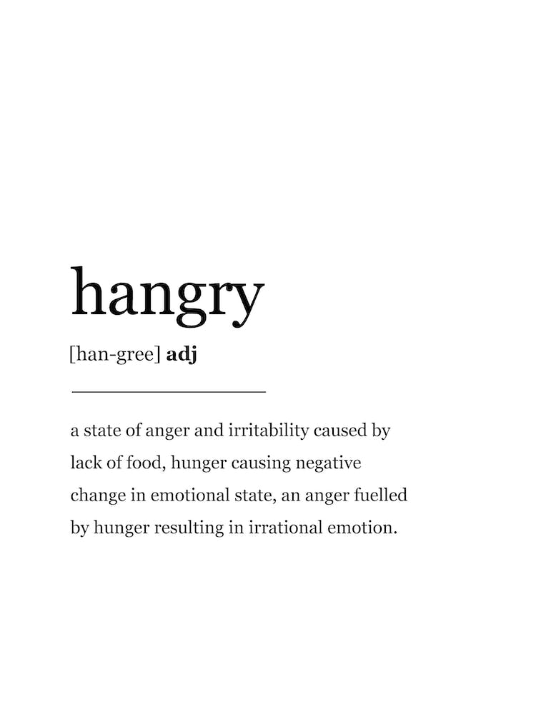 Hangry Quote