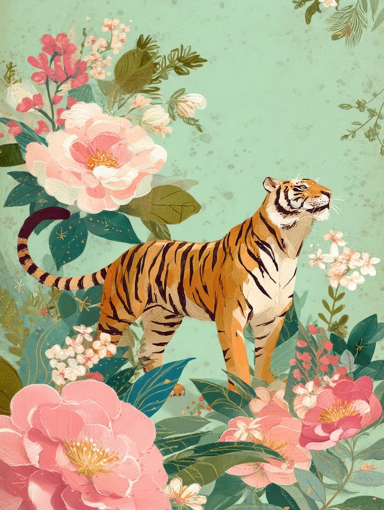 Tiger In The Garden