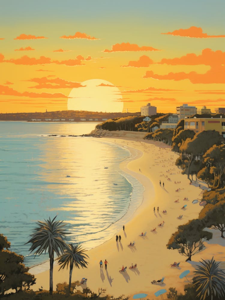 Manly Beach Goldene Töne 1