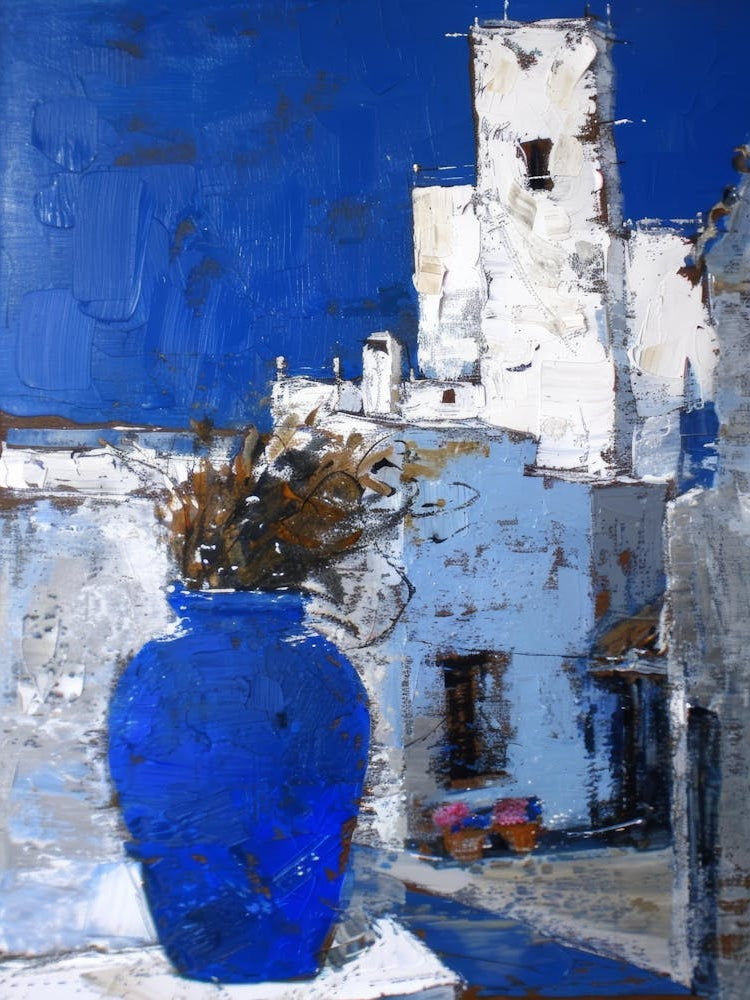 Blue Vase 1