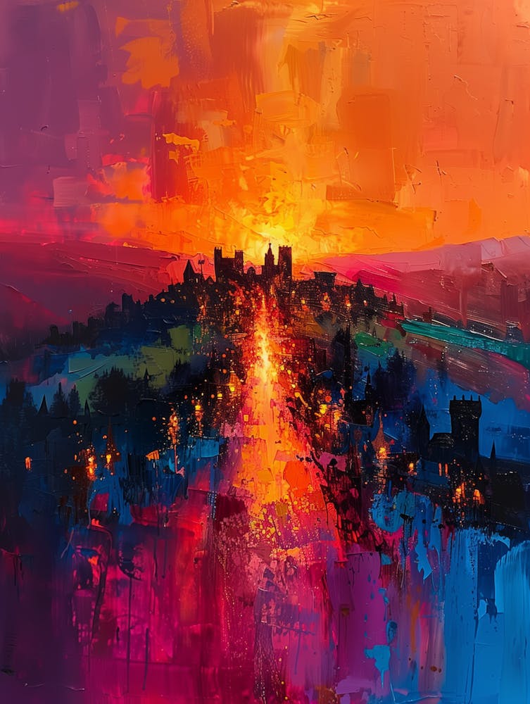 Sunset In London