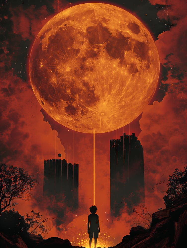Moon And The City