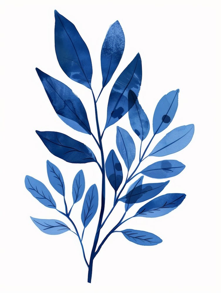Blue Leaf 8