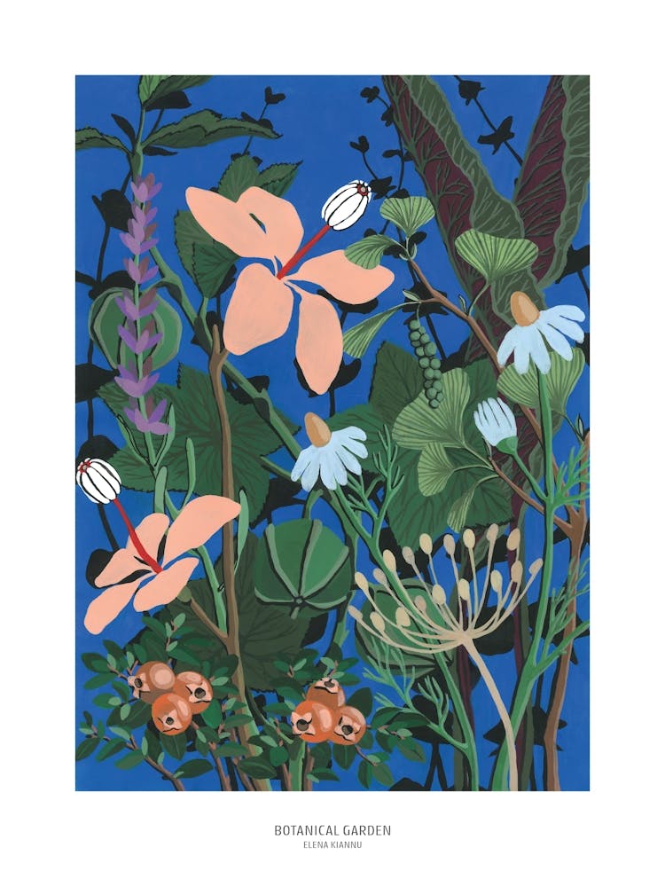 Botanical Garden poster 30x40cm 3