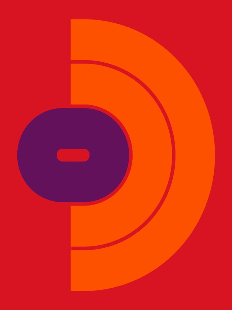 Mid Century Modern Geometric Abstract 1