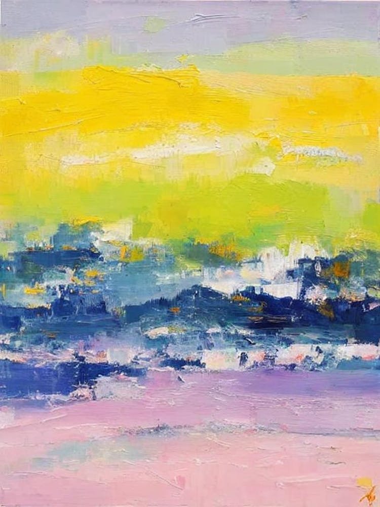 Anse De Grande Saline, St Barts Bright Abstract