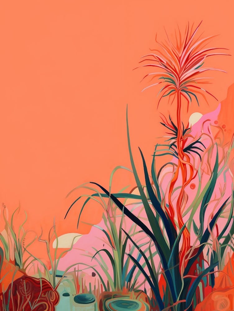 Boho Plant Painting Air Plant 1