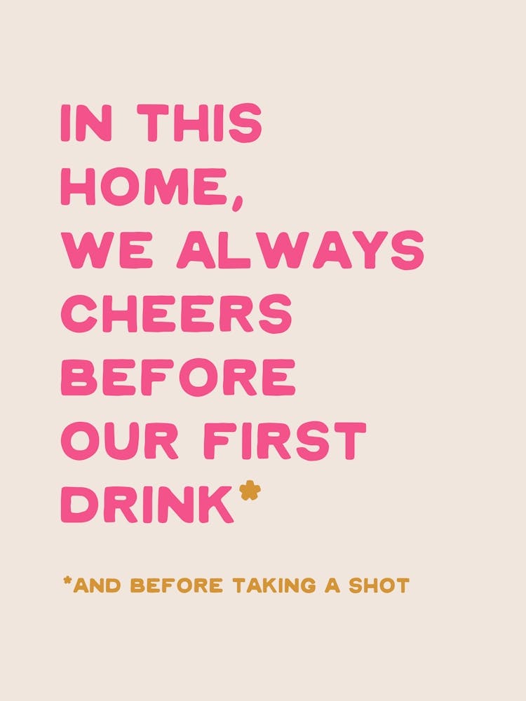 In This Home We Cheers