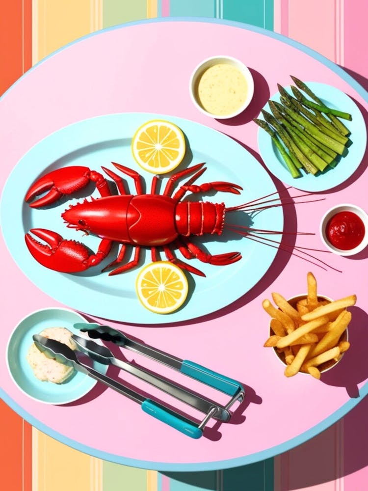 Lobster On A Plate 9