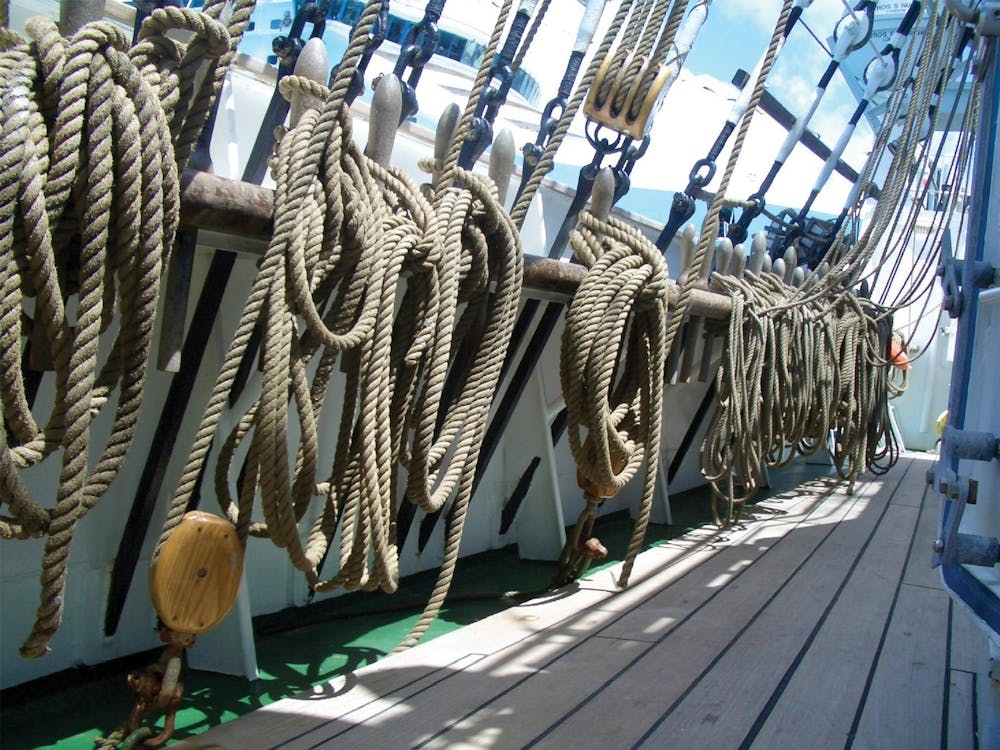 Ropes: A Tall Ships Photograph