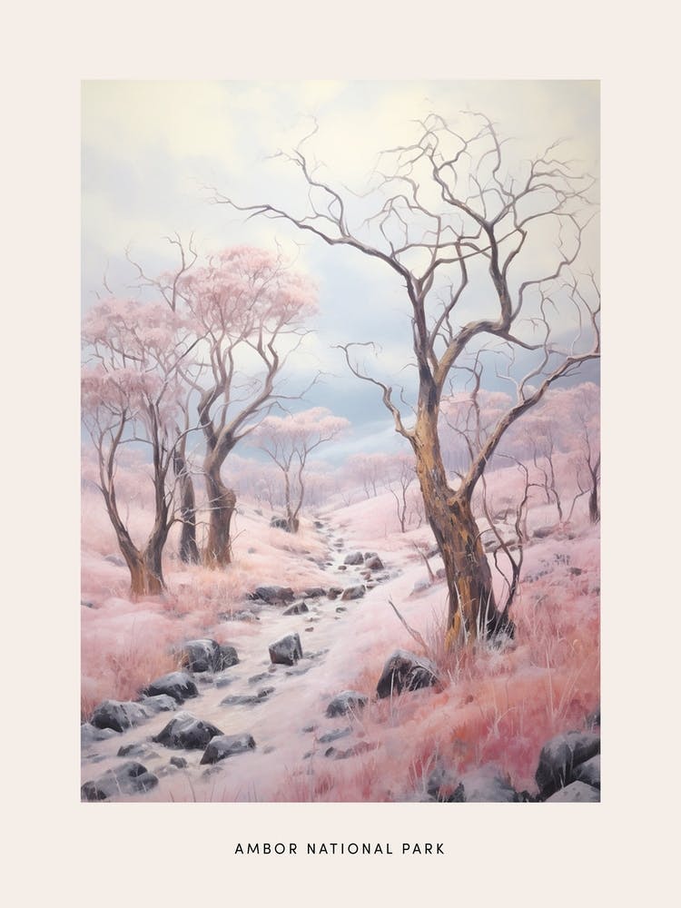 Dreamy Winter National Park Poster  Ambor National Park Bolivia 2