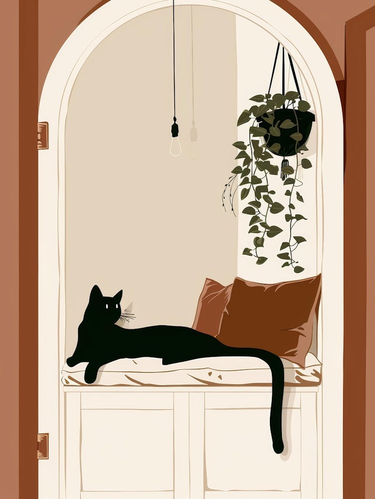 Cat In The Window 4