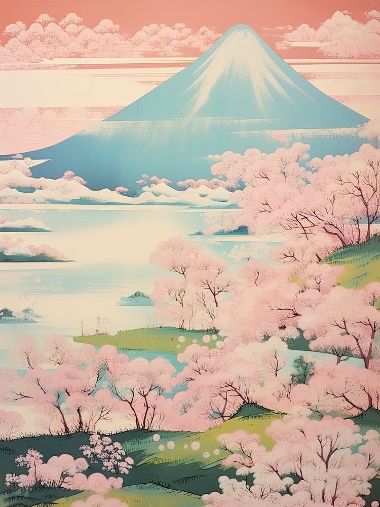 Mount Azuma In Fukushima Japanese Landscape 1