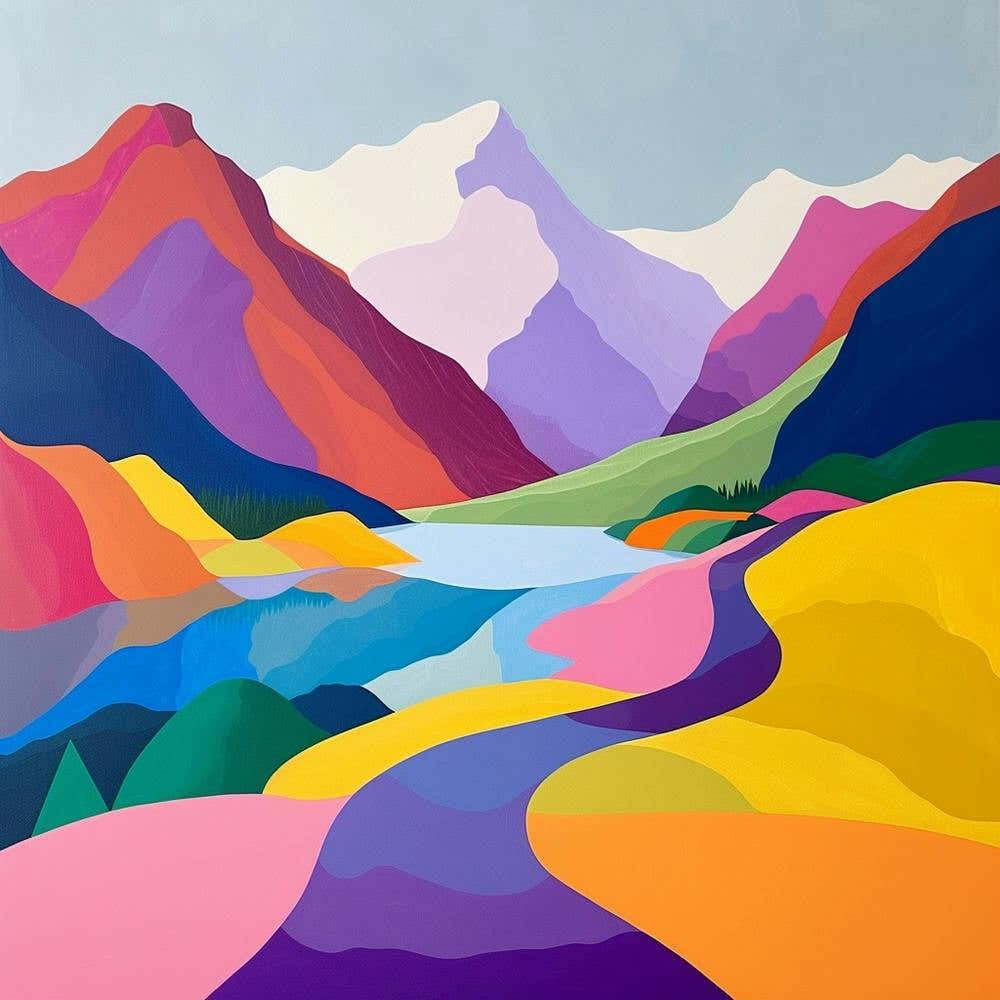 Abstract Travel Collection Queenstown New Zealand 2