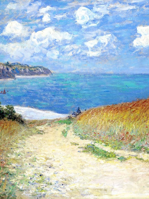 Claude Monet - At The Beach 1