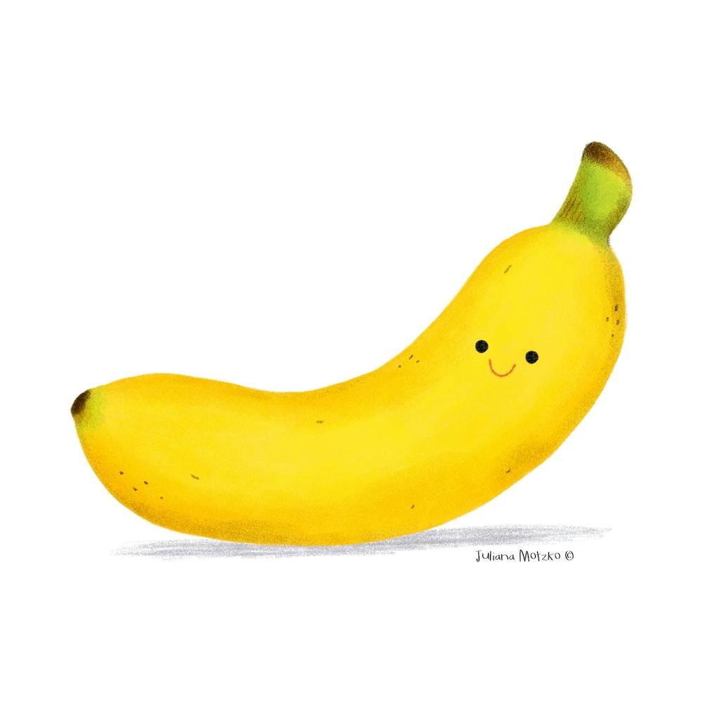 Happy Smiley Banana Fruit