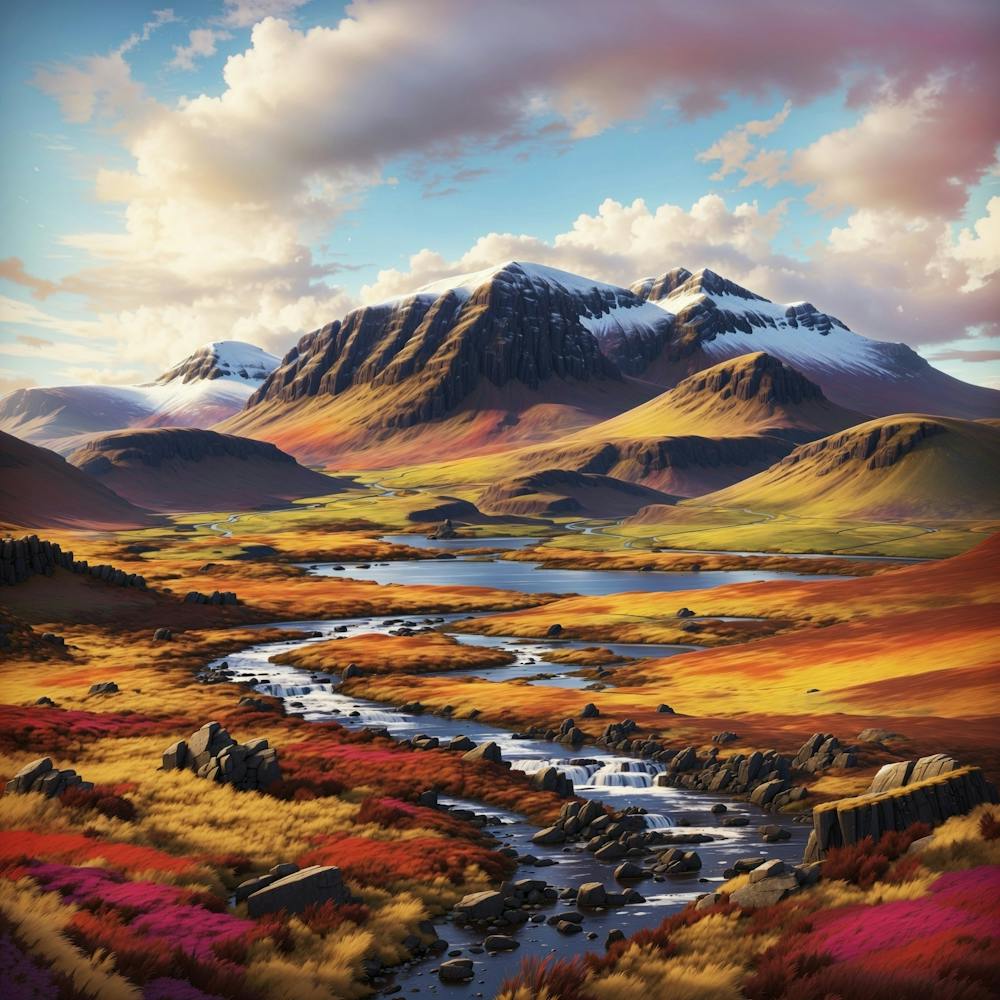 Highquality Illustration Of Ben Wyvis In