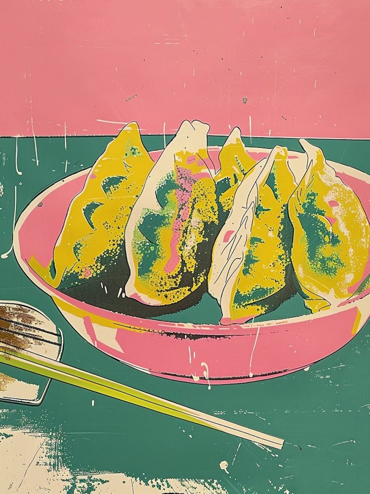 Gyoza Duotone Silkscreen