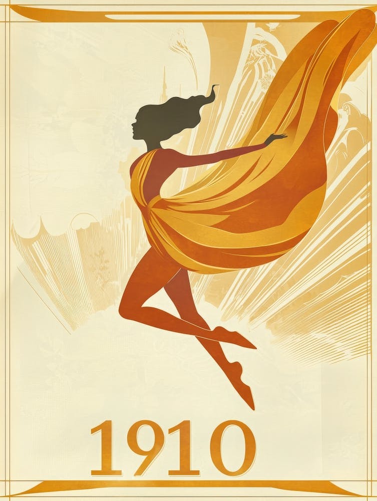 Aihrgdesign A Vintage Art Poster Of A 1910 Modern Dance Perfo 88ca2cb1 7a99 433a 950f 53140b0ebb10 1