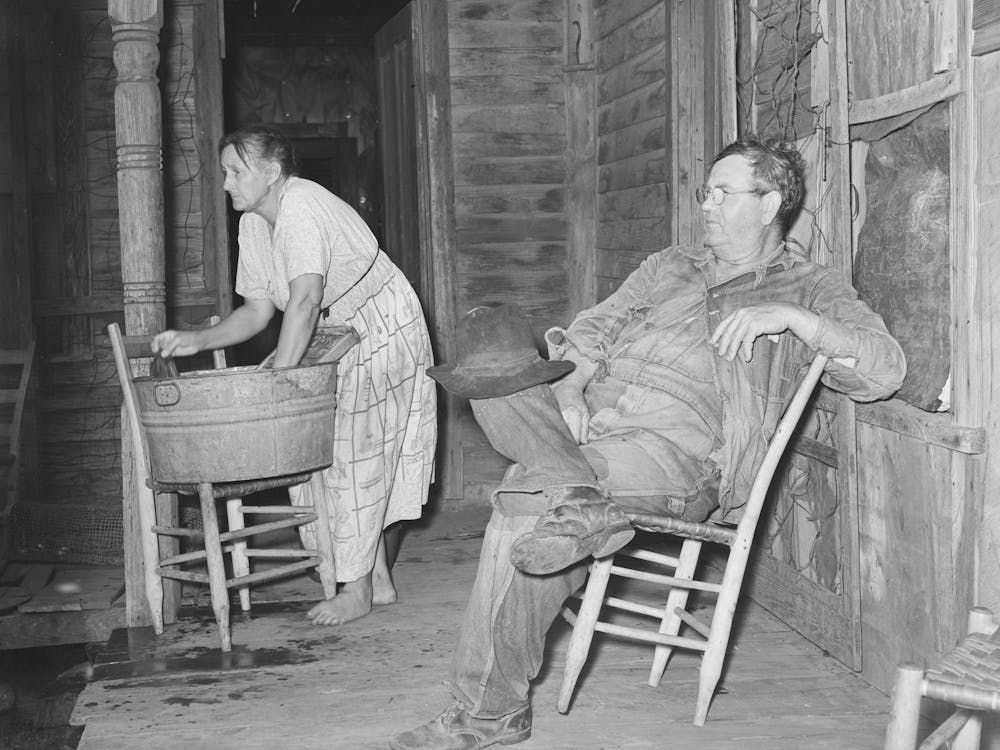 This Man Has Obtained A Government Loan (Fsa Farm Security Administration) In Oklahoma, However, He Migrated To